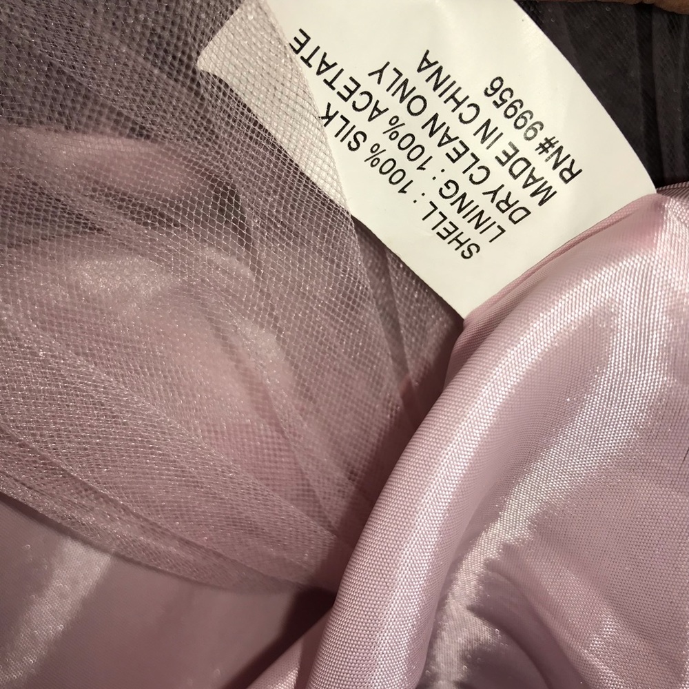 Shoshonna Silk Eyelet Strapless Dress With Pink Tulle Crinoline NEW - Picture 6 of 15